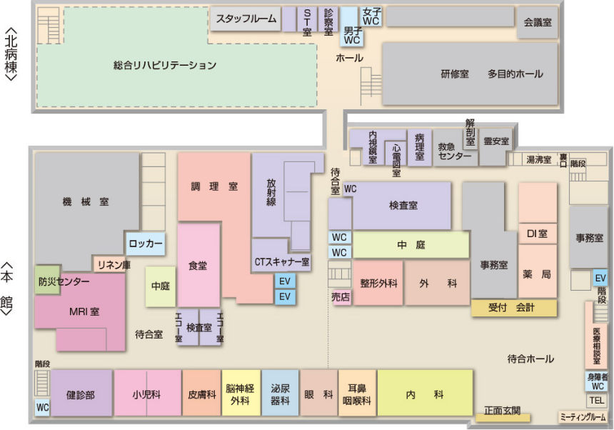 一階フロアマップ